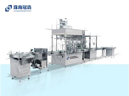 6頭液體灌裝、旋蓋線